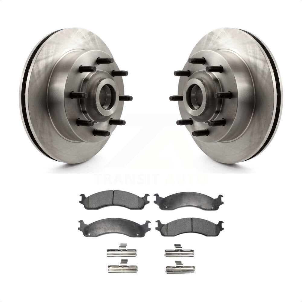 [Avant] Kit de Disque et plaquette (semi-métallique) de frein pour Dodge Ram 2500 3500 Van B3500 B2500 K8F-100709 par Transit Auto