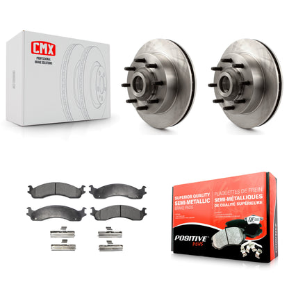 [Avant] Kit de Disque et plaquette (semi-métallique) de frein pour Dodge Ram 2500 3500 Van B3500 B2500 K8F-100709