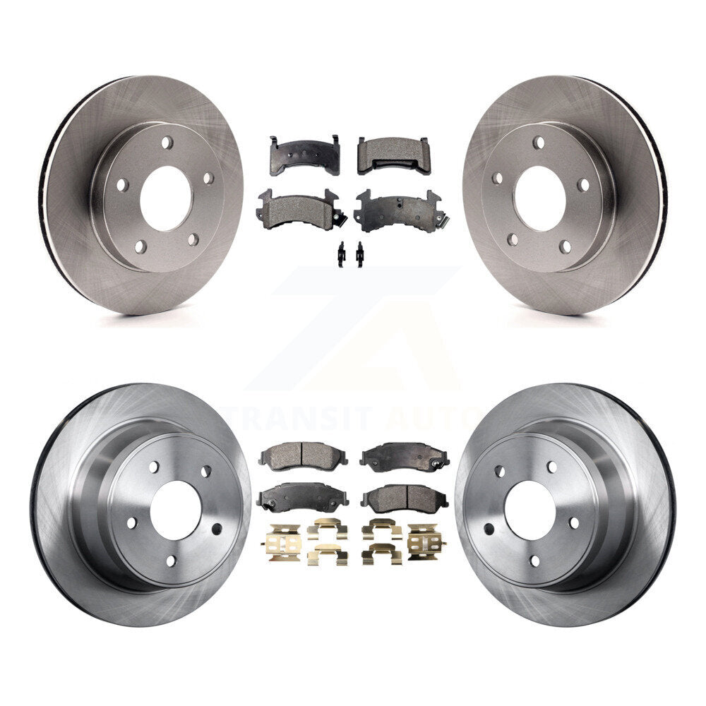[Avant + Arrière] Kit de Disque et plaquette (semi-métallique) de frein pour 1997 Chevrolet S10 GMC Sonoma 4WD K8F-100712