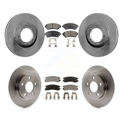 [Avant + Arrière] Kit de Disque et plaquette (semi-métallique) de frein pour 2000-2005 Buick LeSabre Pontiac Bonneville K8F-100717