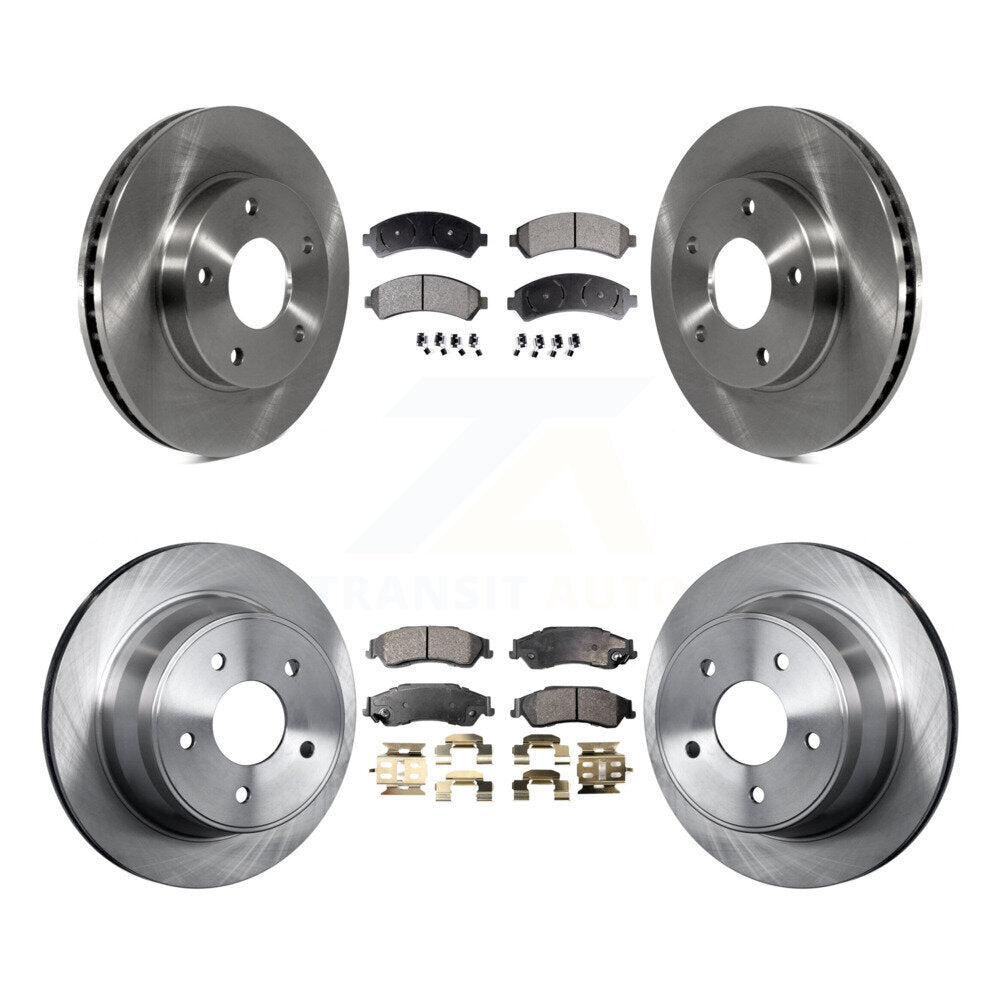 [Avant + Arrière] Kit de Disque et plaquette (semi-métallique) de frein pour Chevrolet S10 Blazer GMC Sonoma Jimmy Oldsmobile Bravada Isuzu Hombre K8F-100725