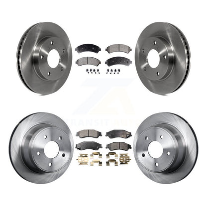 [Avant + Arrière] Kit de Disque et plaquette (semi-métallique) de frein pour Chevrolet S10 Blazer GMC Sonoma Jimmy Oldsmobile Bravada Isuzu Hombre K8F-100725