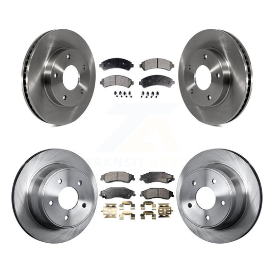 [Avant + Arrière] Kit de Disque et plaquette (semi-métallique) de frein pour Chevrolet S10 Blazer GMC Sonoma Jimmy Oldsmobile Bravada Isuzu Hombre K8F-100725