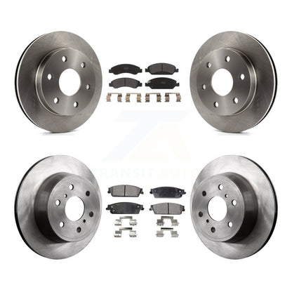 [Avant + Arrière] Kit de Disque et plaquette (semi-métallique) de frein pour 2007 GMC Sierra 1500 rear brakes K8F-100726
