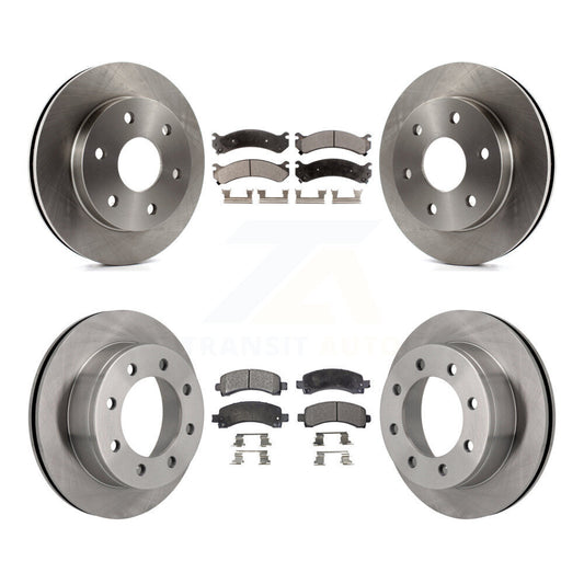 [Avant + Arrière] Kit de Disque et plaquette (semi-métallique) de frein pour 2006 Chevrolet Express 2500 GMC Savana K8F-100727