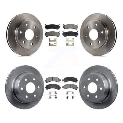 [Avant + Arrière] Kit de Disque et plaquette (semi-métallique) de frein pour 2002 Chevrolet Avalanche 1500 avec Single Piston Caliper K8F-100732