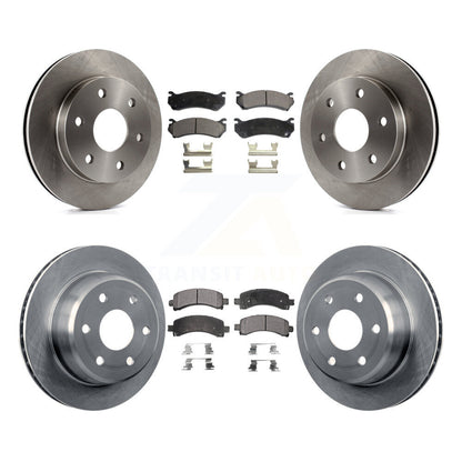 [Avant + Arrière] Kit de Disque et plaquette (semi-métallique) de frein pour Chevrolet Tahoe GMC Suburban 1500 Yukon Avalanche XL Cadillac Escalade Express Savana K8F-100735