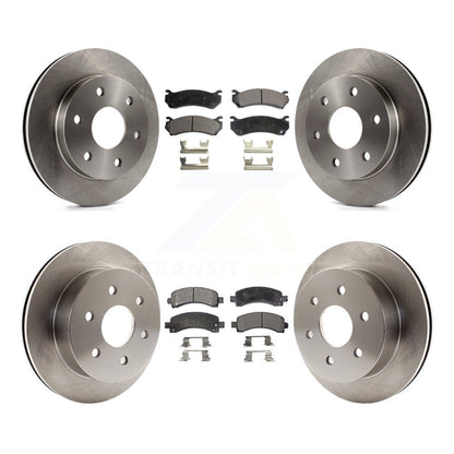 [Avant + Arrière] Kit de Disque et plaquette (semi-métallique) de frein pour 2003-2005 Chevrolet Express 2500 GMC Savana K8F-100736