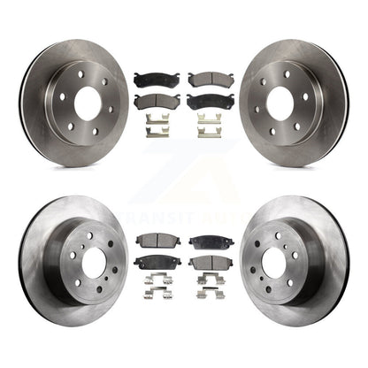[Avant + Arrière] Kit de Disque et plaquette (semi-métallique) de frein pour 2007 Chevrolet Silverado 1500 rear brakes K8F-100737
