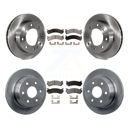 [Avant + Arrière] Kit de Disque et plaquette (semi-métallique) de frein pour 2003 Chevrolet Silverado 2500 HD Suburban GMC Sierra K8F-100738