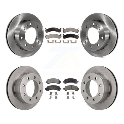 [Avant + Arrière] Kit de Disque et plaquette (semi-métallique) de frein pour Chevrolet Express 2500 GMC Savana K8F-100740