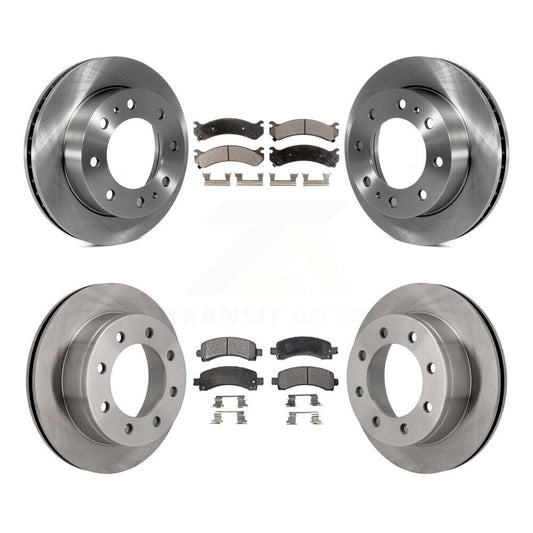 [Avant + Arrière] Kit de Disque et plaquette (semi-métallique) de frein pour Chevrolet Express 2500 GMC Savana K8F-100740