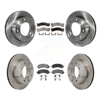 [Avant + Arrière] Kit de Disque et plaquette (semi-métallique) de frein pour Chevrolet Express 2500 GMC Savana K8F-100742