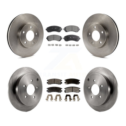 [Avant + Arrière] Kit de Disque et plaquette (semi-métallique) de frein pour Buick Rendezvous Chevrolet Venture Pontiac Montana Aztek Oldsmobile Silhouette K8F-100753