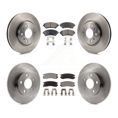 [Avant + Arrière] Kit de Disque et plaquette (semi-métallique) de frein pour 2003-2004 Cadillac Seville avec Solid Rotor K8F-100755