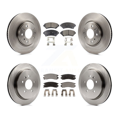 [Avant + Arrière] Kit de Disque et plaquette (semi-métallique) de frein pour 2003-2004 Cadillac Seville avec Vented Rotor K8F-100756