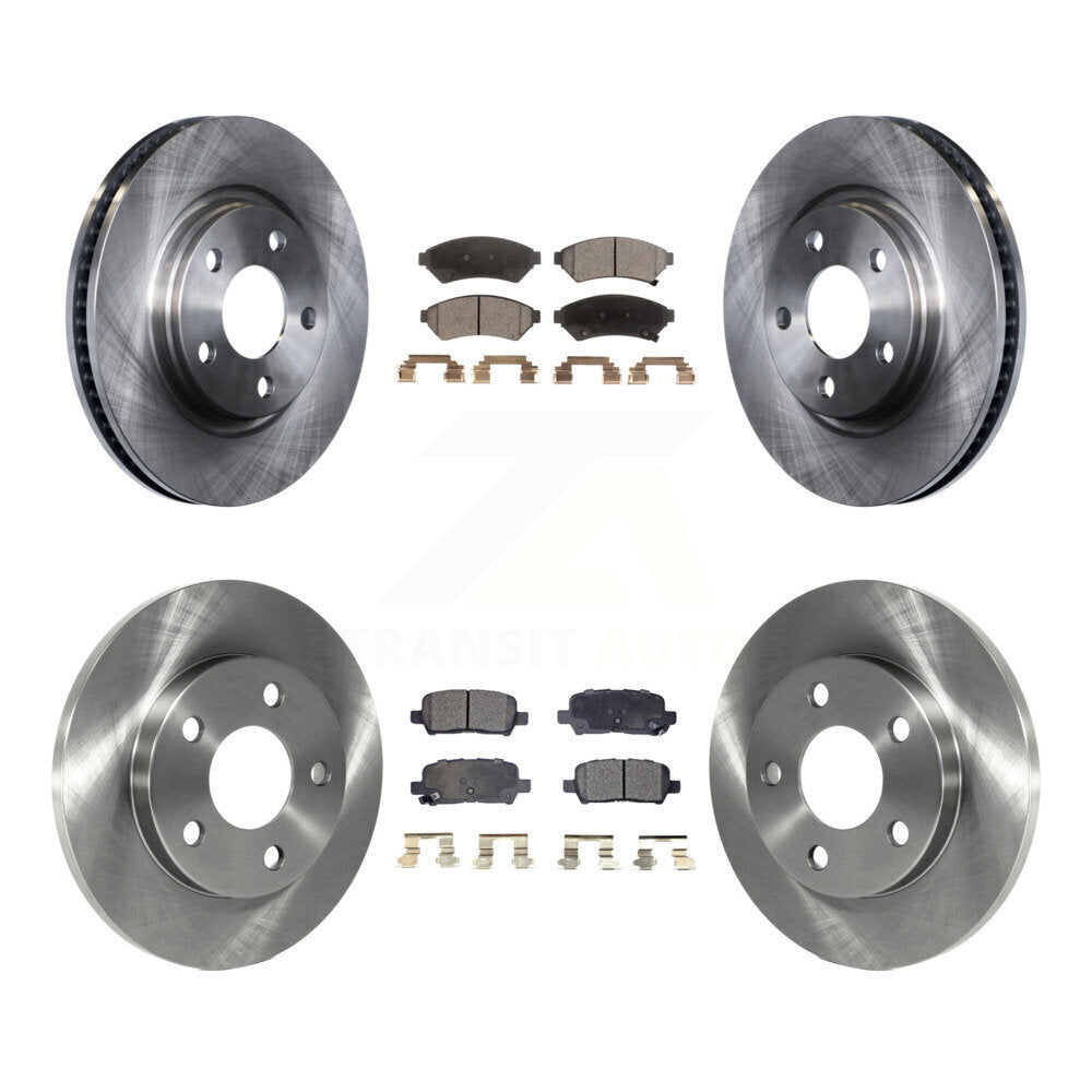 [Avant + Arrière] Kit de Disque et plaquette (semi-métallique) de frein pour Pontiac Grand Prix Buick LaCrosse Allure K8F-100764