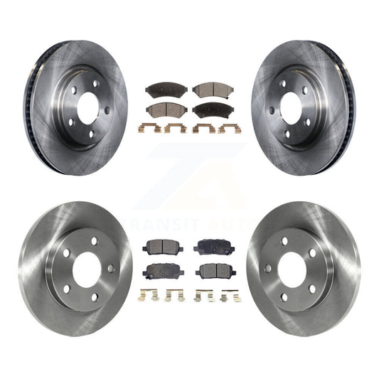 [Avant + Arrière] Kit de Disque et plaquette (semi-métallique) de frein pour Pontiac Grand Prix Buick LaCrosse Allure K8F-100764