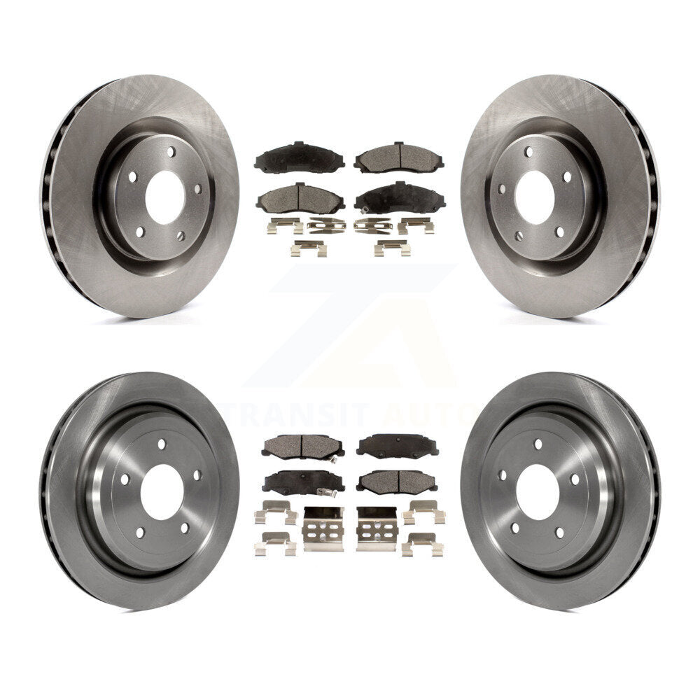 [Avant + Arrière] Kit de Disque et plaquette (semi-métallique) de frein pour Chevrolet Corvette Cadillac XLR K8F-100767