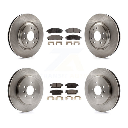 [Avant + Arrière] Kit de Disque et plaquette (semi-métallique) de frein pour Cadillac CTS STS K8F-100771