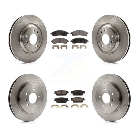 [Avant + Arrière] Kit de Disque et plaquette (semi-métallique) de frein pour Cadillac CTS STS K8F-100771