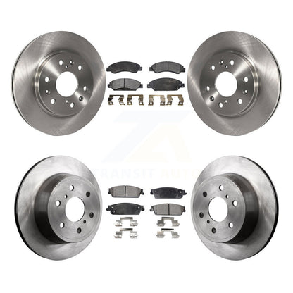 [Avant + Arrière] Kit de Disque et plaquette (semi-métallique) de frein pour 2007 Chevrolet Tahoe GMC Suburban 1500 Yukon Cadillac Avalanche XL Escalade ESV EXT K8F-100772