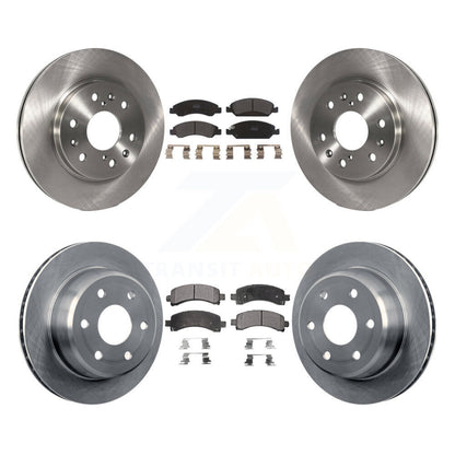 [Avant + Arrière] Kit de Disque et plaquette (semi-métallique) de frein pour 2009-2014 Chevrolet Express 1500 GMC Savana K8F-100775
