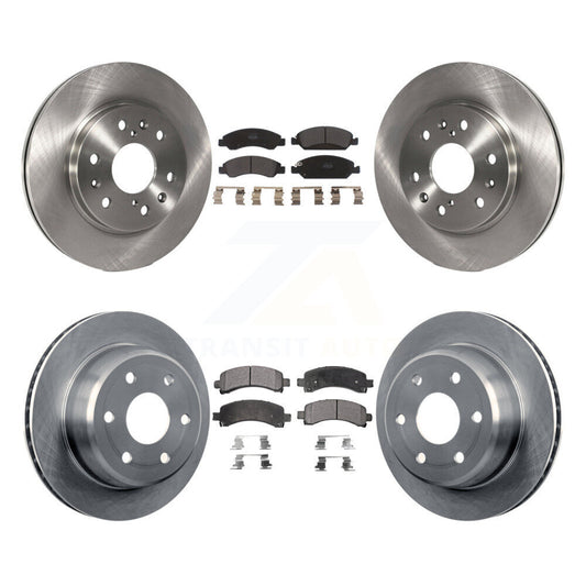 [Avant + Arrière] Kit de Disque et plaquette (semi-métallique) de frein pour 2009-2014 Chevrolet Express 1500 GMC Savana K8F-100775