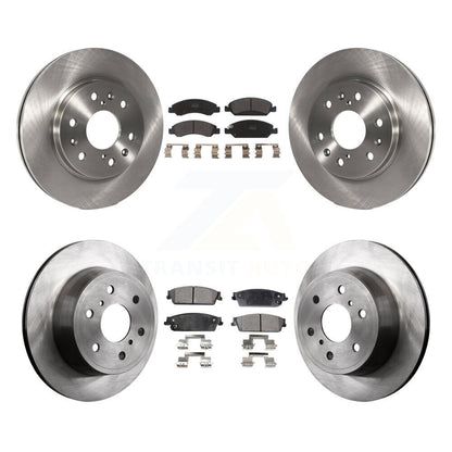 [Avant + Arrière] Kit de Disque et plaquette (semi-métallique) de frein pour Chevrolet Silverado 1500 GMC Sierra Tahoe Suburban Yukon Cadillac XL Avalanche Escalade ESV EXT K8F-100776