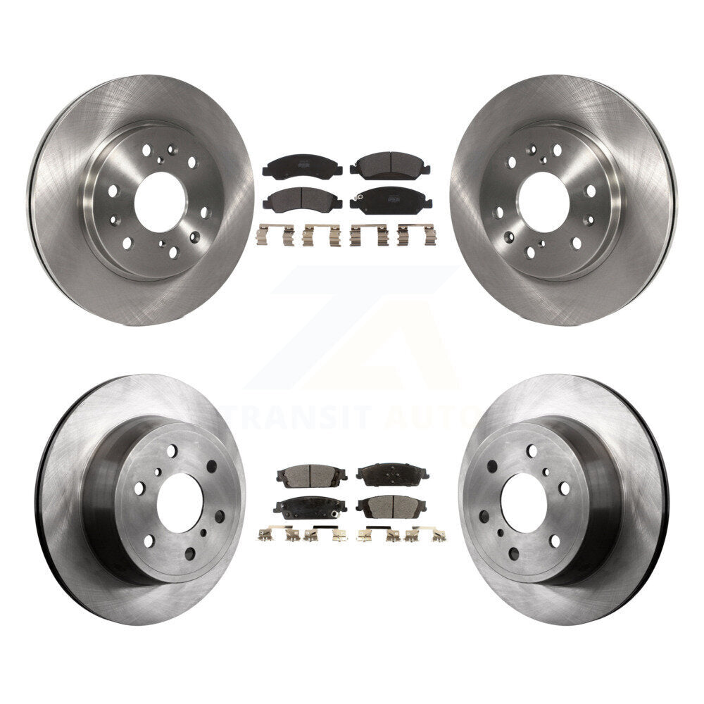 [Avant + Arrière] Kit de Disque et plaquette (semi-métallique) de frein pour Chevrolet Silverado 1500 GMC Sierra Tahoe Suburban Yukon Cadillac XL Escalade ESV K8F-100777