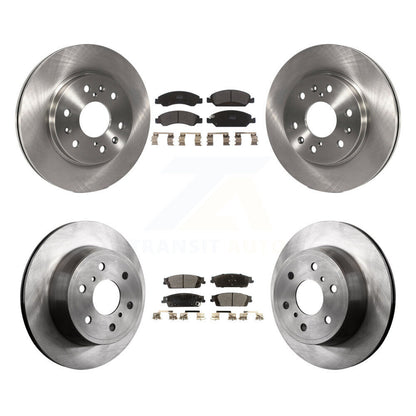 [Avant + Arrière] Kit de Disque et plaquette (semi-métallique) de frein pour Chevrolet Silverado 1500 GMC Sierra Tahoe Suburban Yukon Cadillac XL Escalade ESV K8F-100777