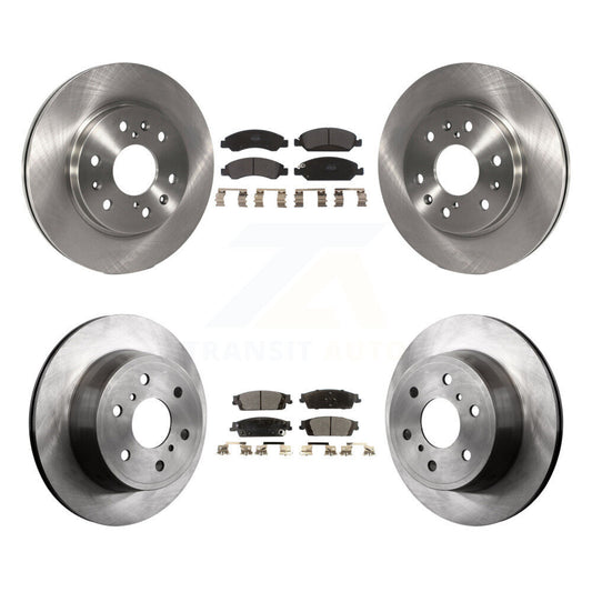 [Avant + Arrière] Kit de Disque et plaquette (semi-métallique) de frein pour Chevrolet Silverado 1500 GMC Sierra Tahoe Suburban Yukon Cadillac XL Escalade ESV K8F-100777