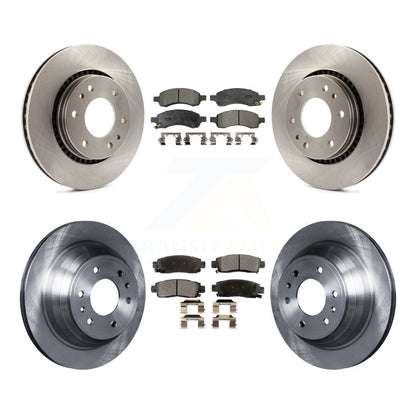 [Avant + Arrière] Kit de Disque et plaquette (semi-métallique) de frein pour Chevrolet Trailblazer GMC Envoy Buick Rainier Isuzu Ascender K8F-100782