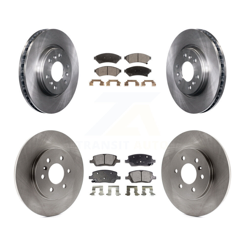 [Avant + Arrière] Kit de Disque et plaquette (semi-métallique) de frein pour Chevrolet Uplander Pontiac Montana Buick Terraza Saturn Relay K8F-100784