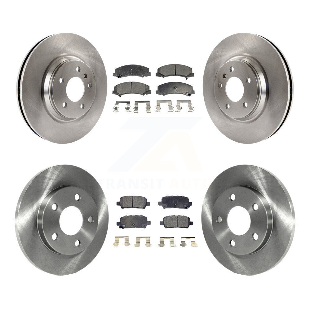 [Avant + Arrière] Kit de Disque et plaquette (semi-métallique) de frein pour Chevrolet Impala Limited K8F-100785