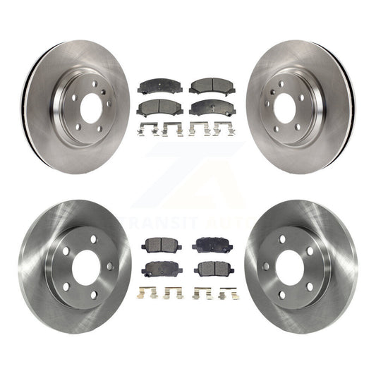 [Avant + Arrière] Kit de Disque et plaquette (semi-métallique) de frein pour Chevrolet Impala Limited K8F-100785