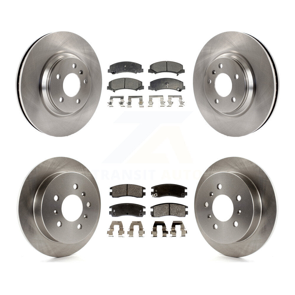 [Avant + Arrière] Kit de Disque et plaquette (semi-métallique) de frein pour Buick LaCrosse Allure K8F-100786