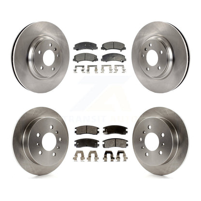 [Avant + Arrière] Kit de Disque et plaquette (semi-métallique) de frein pour Buick LaCrosse Allure K8F-100786