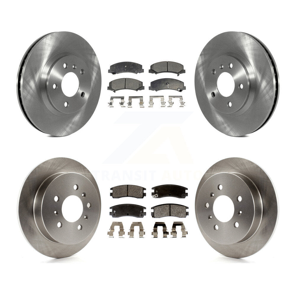 [Avant + Arrière] Kit de Disque et plaquette (semi-métallique) de frein pour Chevrolet Impala Monte Carlo K8F-100788