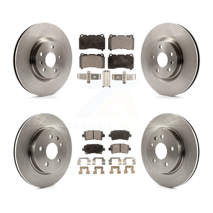[Avant + Arrière] Kit de Disque et plaquette (semi-métallique) de frein pour 2013-2019 Cadillac XTS sans Heavy Duty Brakes K8F-100798
