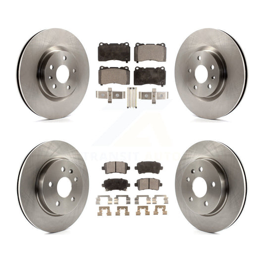 [Avant + Arrière] Kit de Disque et plaquette (semi-métallique) de frein pour 2013-2019 Cadillac XTS sans Heavy Duty Brakes K8F-100798