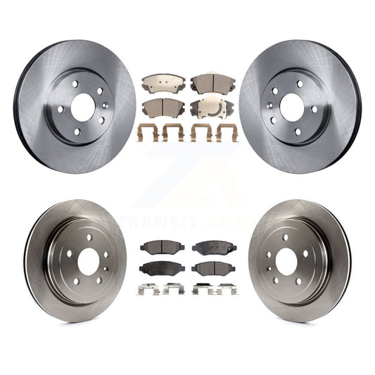 [Avant + Arrière] Kit de Disque et plaquette (semi-métallique) de frein pour 2010-2015 Chevrolet Camaro LT LS K8F-100816