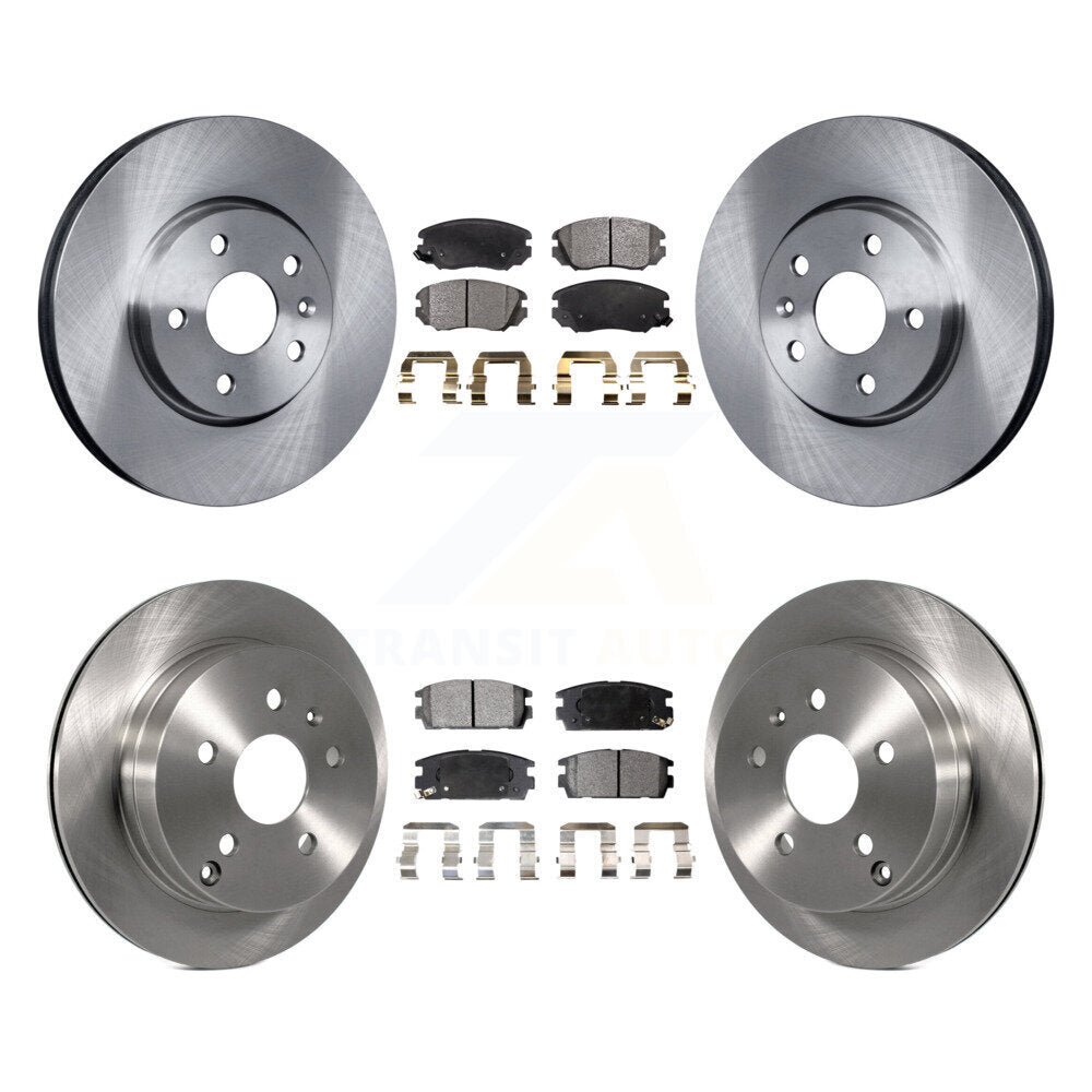 [Avant + Arrière] Kit de Disque et plaquette (semi-métallique) de frein pour 2010-2017 Chevrolet Equinox GMC Terrain K8F-100817