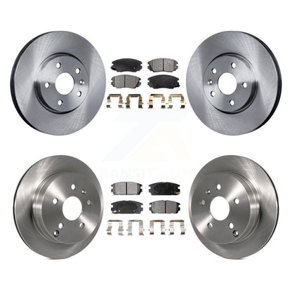[Avant + Arrière] Kit de Disque et plaquette (semi-métallique) de frein pour 2010-2017 Chevrolet Equinox GMC Terrain K8F-100817