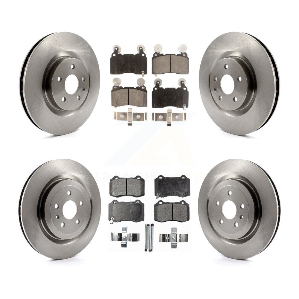 [Avant + Arrière] Kit de Disque et plaquette (semi-métallique) de frein pour 2010-2015 Chevrolet Camaro SS K8F-100821