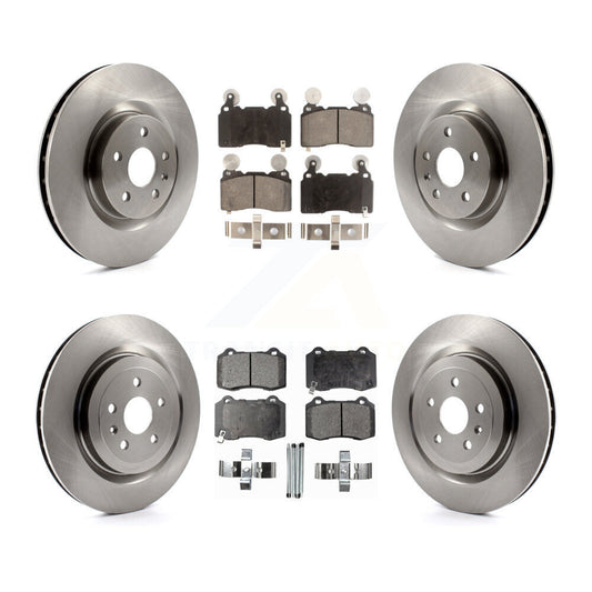 [Avant + Arrière] Kit de Disque et plaquette (semi-métallique) de frein pour 2010-2015 Chevrolet Camaro SS K8F-100821