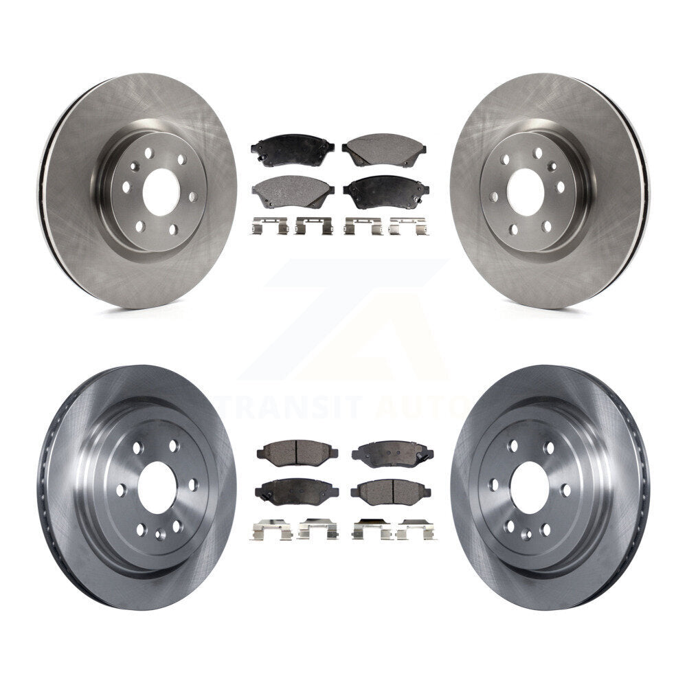 [Avant + Arrière] Kit de Disque et plaquette (semi-métallique) de frein pour Cadillac SRX Saab 9-4X K8F-100822