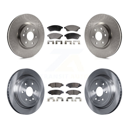 [Avant + Arrière] Kit de Disque et plaquette (semi-métallique) de frein pour Cadillac SRX Saab 9-4X K8F-100822