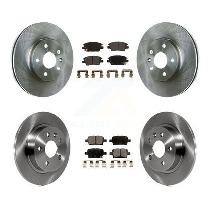 [Avant + Arrière] Kit de Disque et plaquette (semi-métallique) de frein pour 2016 Chevrolet Cruze avec 268mm Diameter Rotor K8F-100825