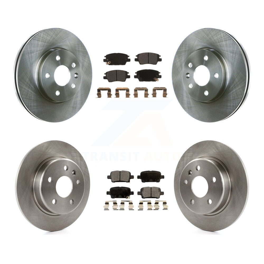 [Avant + Arrière] Kit de Disque et plaquette (semi-métallique) de frein pour Chevrolet Cruze Volt Bolt EV EUV K8F-100826